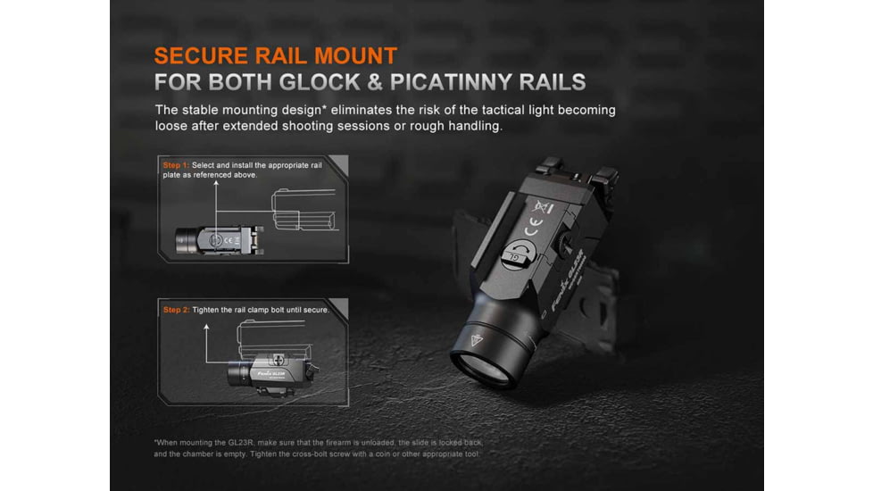 Fenix Lighting GL23R Lithium Ion 1200 Lumens Flashlight