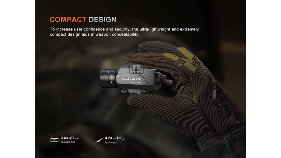 Fenix Lighting GL23R Lithium Ion 1200 Lumens Flashlight