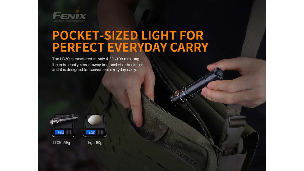 Fenix Lighting LD30 Lithium Ion 1600 Lumens Flashlight