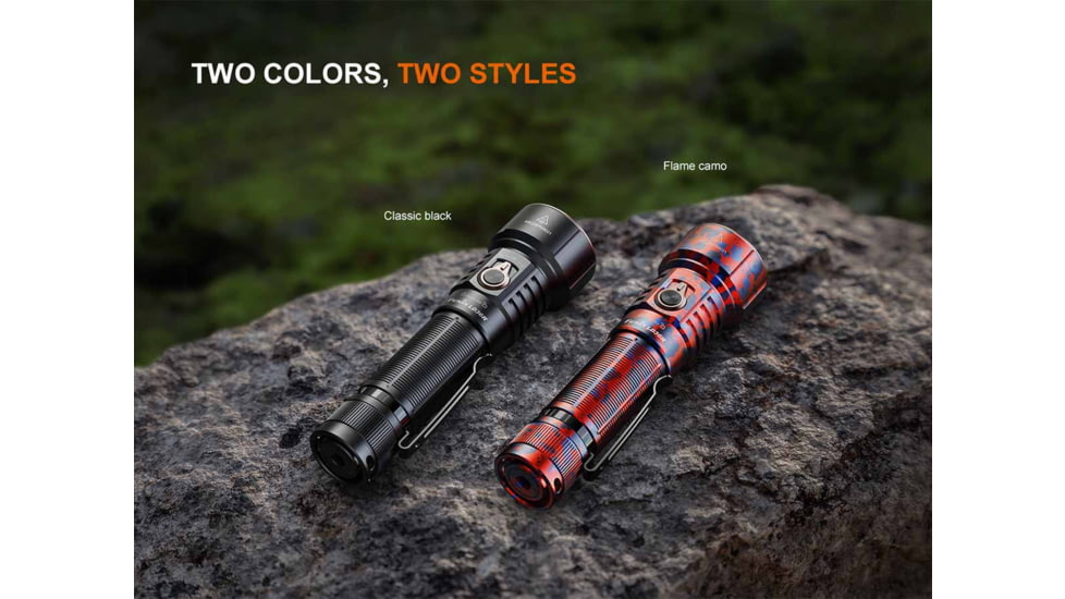 Fenix Lighting LD36R Lithium Ion 3600 Lumens Luminus SFT25R Gen2 LED, RGB LED Flashlight, Black, LD36RSBK