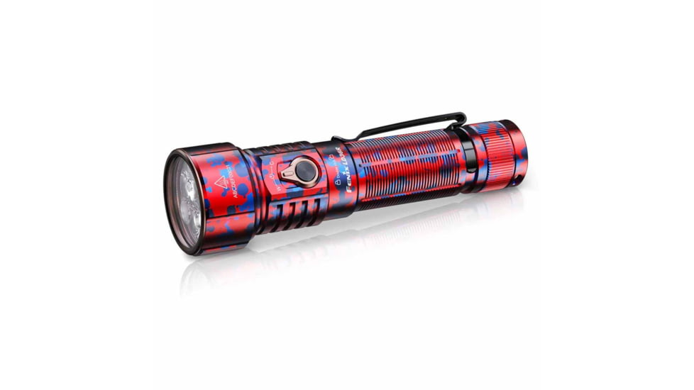 Fenix Lighting LD36R Lithium Ion 3600 Lumens Luminus SFT25R Gen2 LED, RGB LED Flashlight, Flame Camo, LD36RSFC