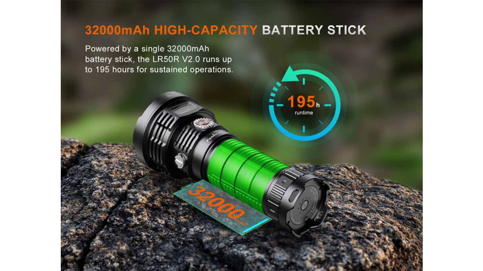 Fenix Lighting LR50 V2.0 46950 18000 Lumens LED Flashlight