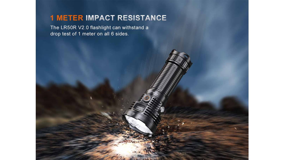 Fenix Lighting LR50 V2.0 46950 18000 Lumens LED Flashlight