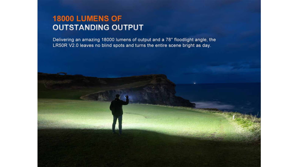 Fenix Lighting LR50 V2.0 46950 18000 Lumens LED Flashlight