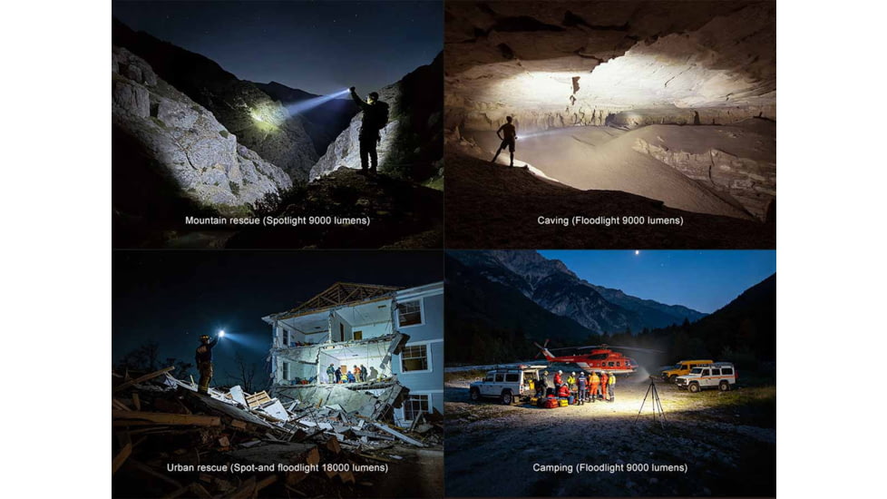 Fenix Lighting LR50 V2.0 46950 18000 Lumens LED Flashlight