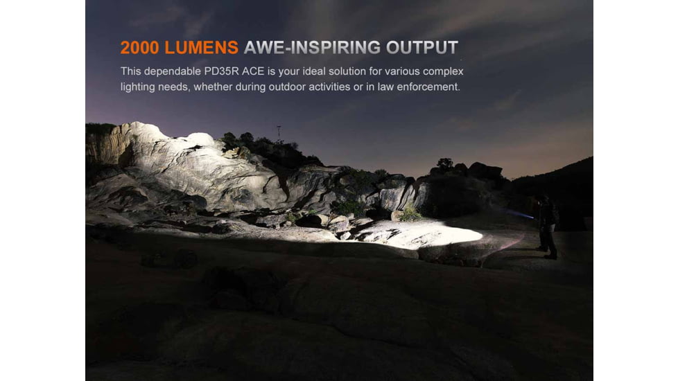 Fenix Lighting PD35R ACE Lithium Ion 2000 Lumens Flashlight