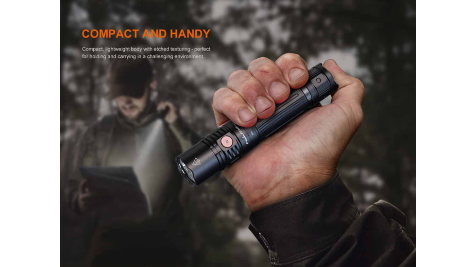 Fenix Lighting PD36R V2.0 Lithium Ion 1700 Lumens Luminus SFT40 LED Flashlight, Black, PD36RV2BK