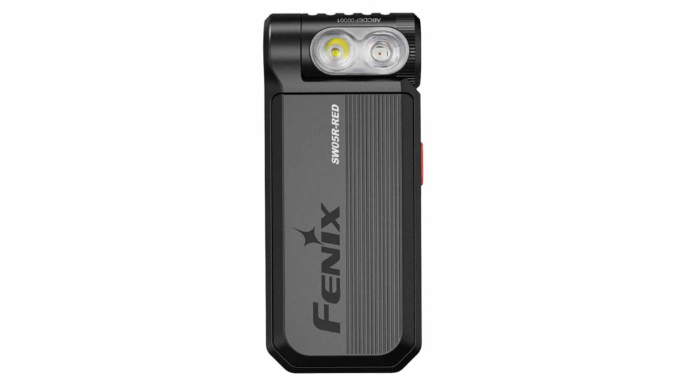 Fenix Lighting SW05R-RED Lithium Ion 150 Lumens LED Flashlight, Black, SW05RRDBK