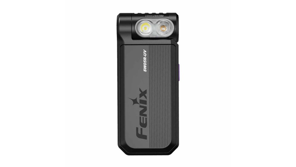 Fenix Lighting SW05R-UV Lithium Ion 150 Lumens LED Flashlight, Black, SW05RUVBK
