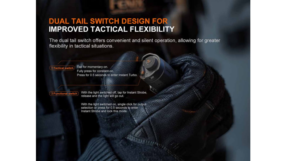 Fenix Lighting TK17 Lithium Ion 3600 Lumens CREE XHP50.3 HD Flashlight, Black, TK17XHBK