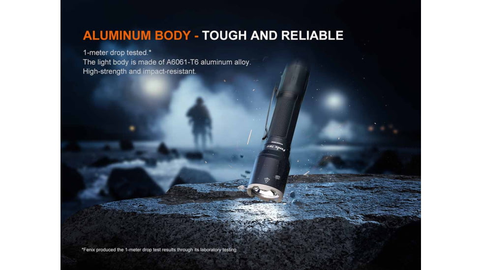 Fenix Lighting TK17 Lithium Ion 3600 Lumens CREE XHP50.3 HD Flashlight, Black, TK17XHBK