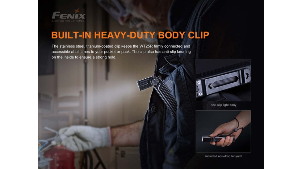 Fenix Lighting WT25R Lithium Ion 1000 Lumens Flashlight
