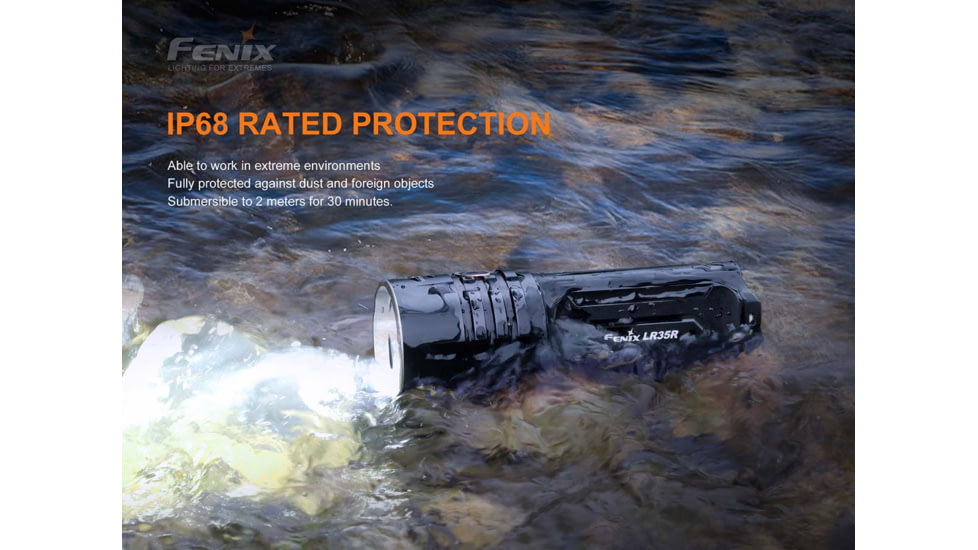 Fenix LR 35 Flashlight, LR35RSBK