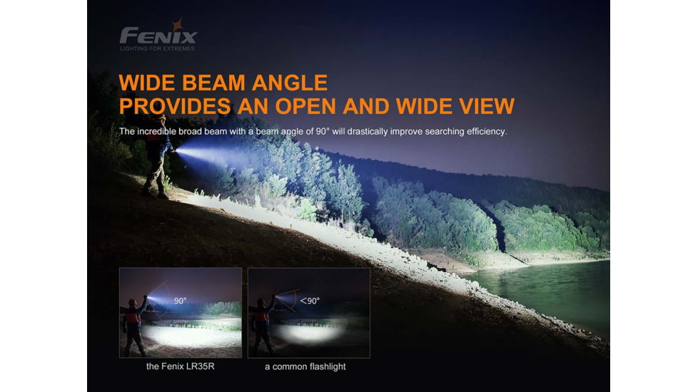 Fenix LR 35 Flashlight, LR35RSBK