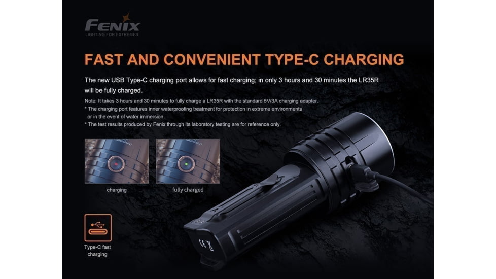 Fenix LR 35 Flashlight, LR35RSBK