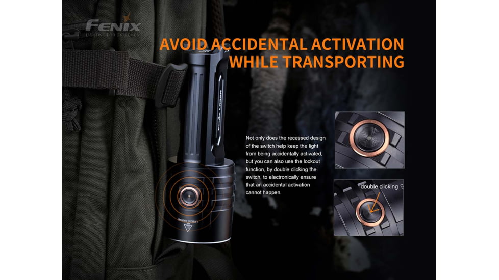 Fenix LR 35 Flashlight, LR35RSBK