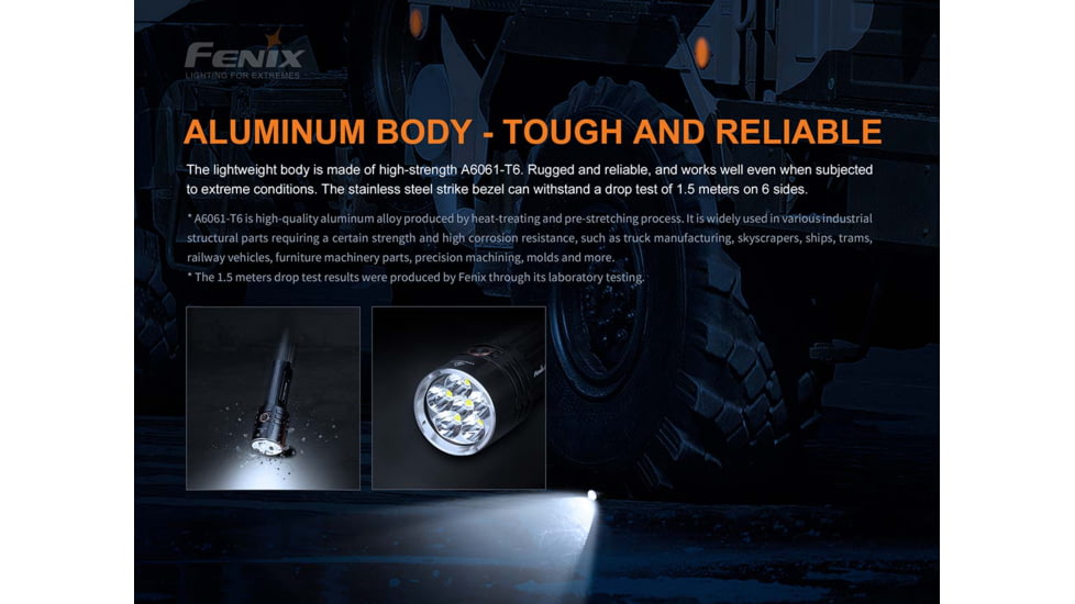 Fenix LR 35 Flashlight, LR35RSBK