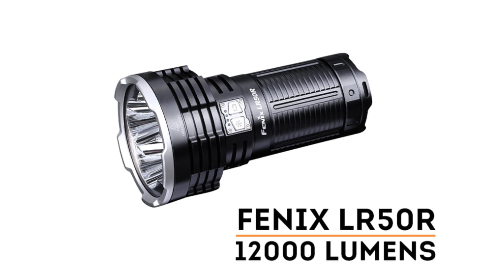 LR50R FLASHLIGHT – 12000 LUMEN SPOTLIGHT