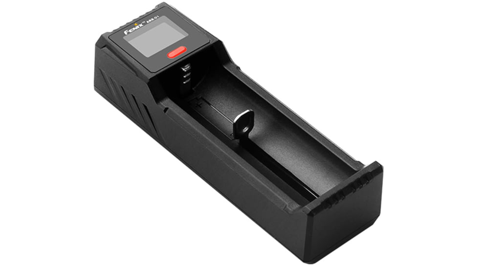 Fenix Micro USB Li-ion/Ni-Cd/Ni-MH Smart Charger, Single Channel, 2000 mA max Charge Current, Black, ARE-D1