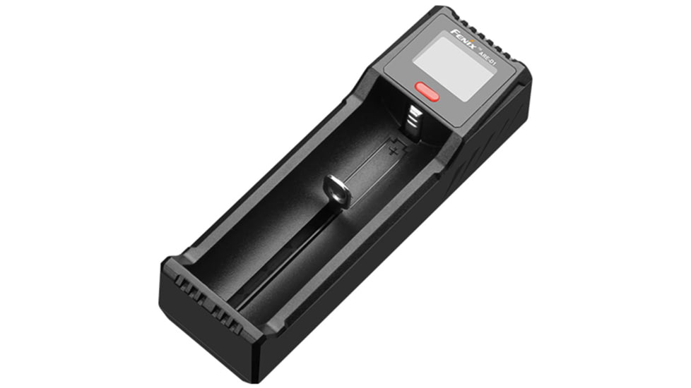 Fenix Micro USB Li-ion/Ni-Cd/Ni-MH Smart Charger, Single Channel, 2000 mA max Charge Current, Black, ARE-D1