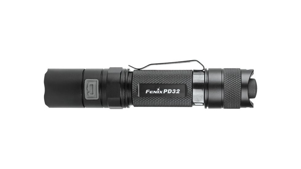Fenix PD32 LED Flashlight with 315 Lumen CREE XP-G R5 LED - Uses 2xCR123A or 1x18650, Black PD32R5