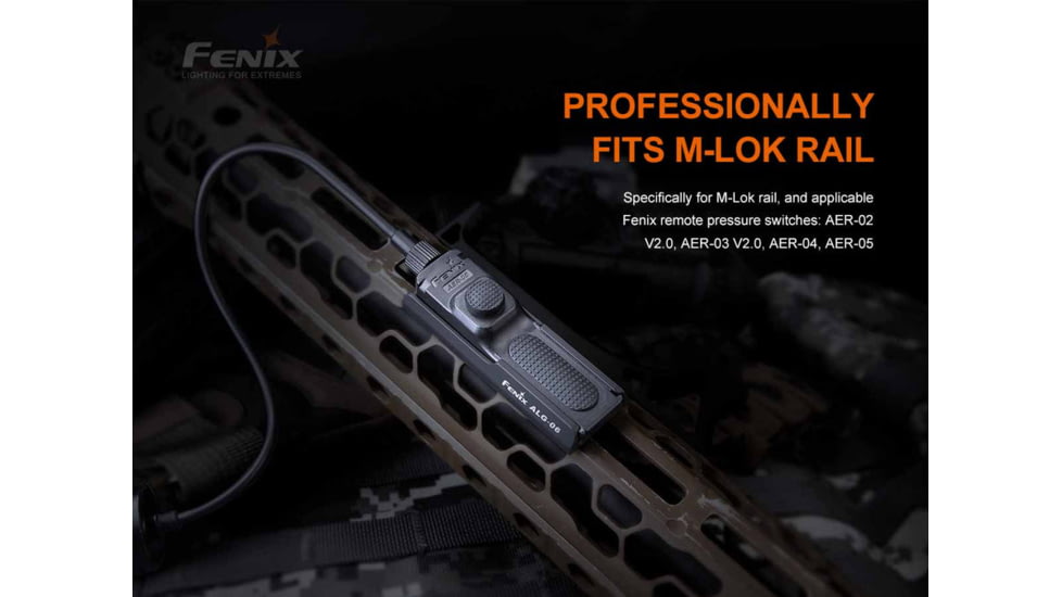 Fenix Pressure Switch Mount For M-lok Rails - ALG-06