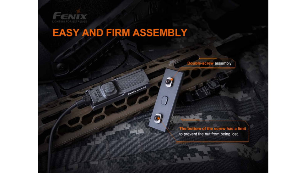 Fenix Pressure Switch Mount For M-lok Rails - ALG-06