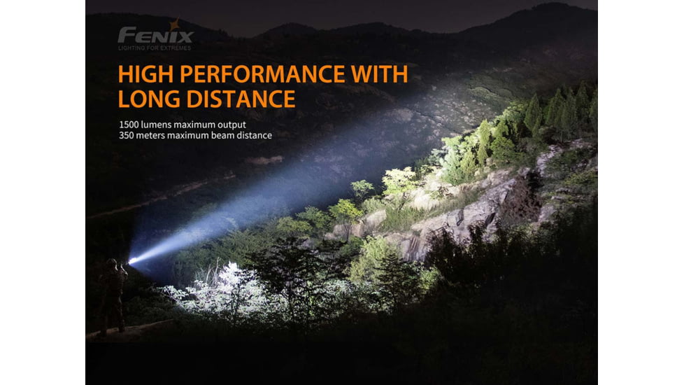 Fenix Lighting TK26R Lithium Ion 1500 Lumens Cree XP E2, Luminus SST40 LED Flashlight, Black, TK26RSBK
