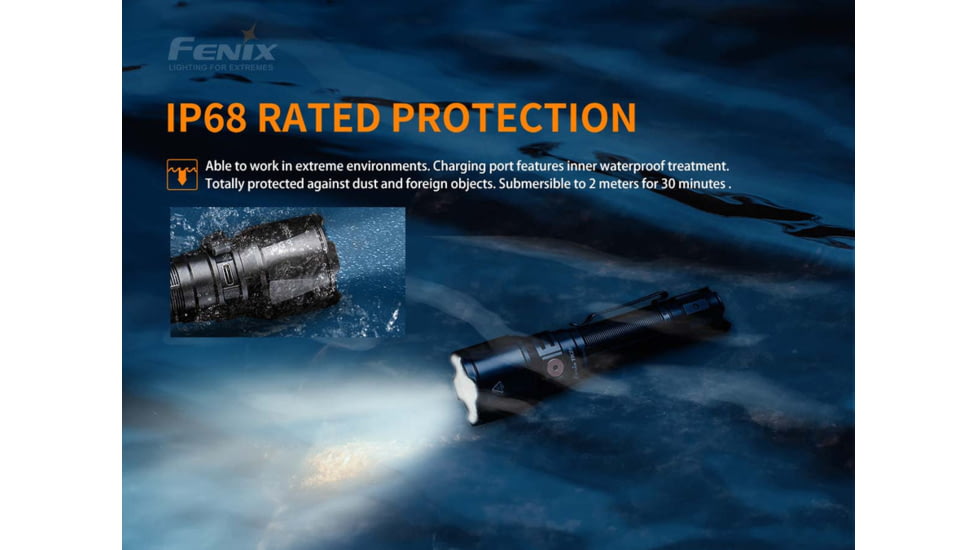 Fenix Lighting TK26R Lithium Ion 1500 Lumens Cree XP E2, Luminus SST40 LED Flashlight, Black, TK26RSBK