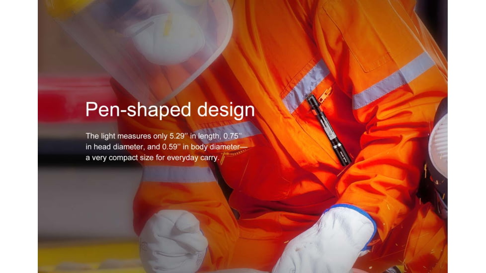 Fenix WF05 E Intrinsically Safe Flashlight, WF05ISBK