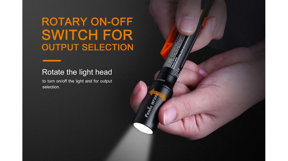 Fenix WF05 E Intrinsically Safe Flashlight, WF05ISBK