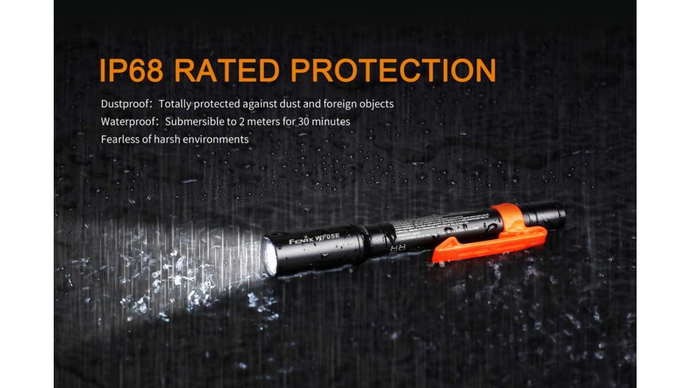 Fenix WF05 E Intrinsically Safe Flashlight, WF05ISBK