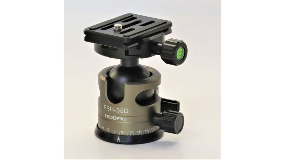 Field Optics Research Ball Head, 35mm, Rachet Lock, Arca Swiss Plate, 35mm, FBH-35D