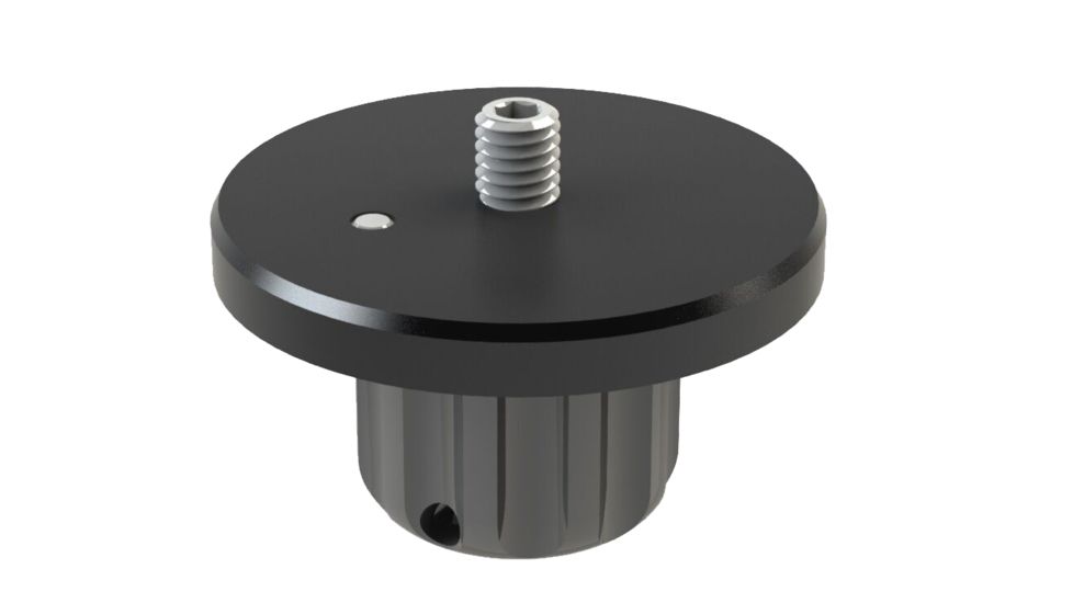 Field Optics Research Flat Top Assembly for FBT series tripods, Short handle, Includes Short Handle Assy and Flat Top Disk, FBT-FT