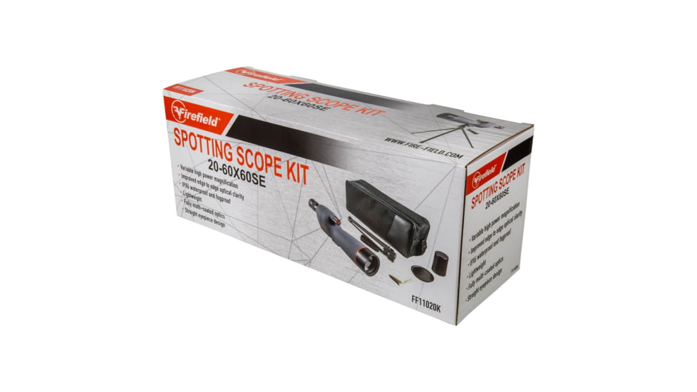 Firefield 20-60x60SE Spotting Scope Kit, Gray, FF11020K