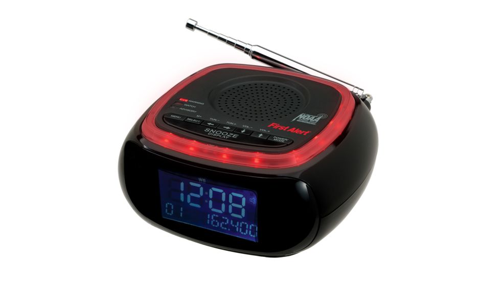 First Alert AM/FM Weather Band Clock Radio with S.A.M.E. Alert 4004714