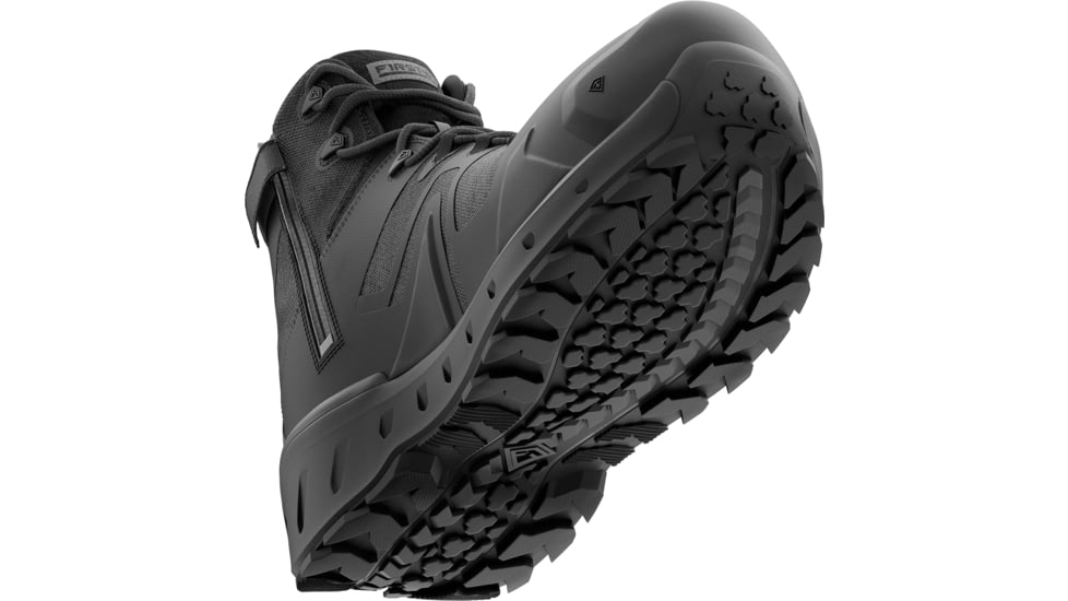 First Tactical AERO-TAC 5in Safety Toe Side-Zip Mid Tactical Boots - Mens, Black, 4 US/Regular, 165931-019-4-R