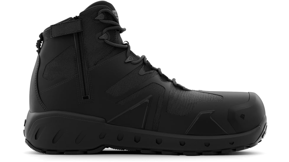 First Tactical AERO-TAC 5in Safety Toe Side-Zip Mid Tactical Boots - Men's, Regular, Black, 4, 165931-19-4 R