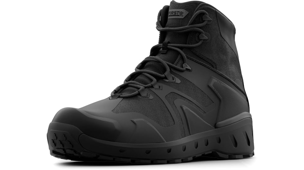 First Tactical AERO-TAC 5in Side-Zip Mid Tactical Boots - Mens, Black, 12 US/Regular, 165928-019-12-R