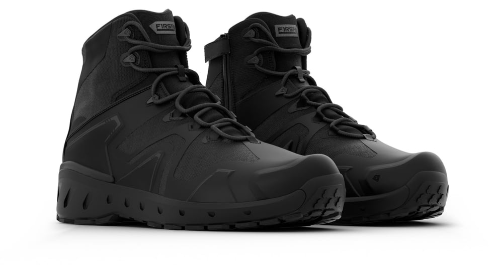 First Tactical AERO-TAC 5in Side-Zip Mid Tactical Boots - Mens, Regular, Black, 14, 165928-19-14 R