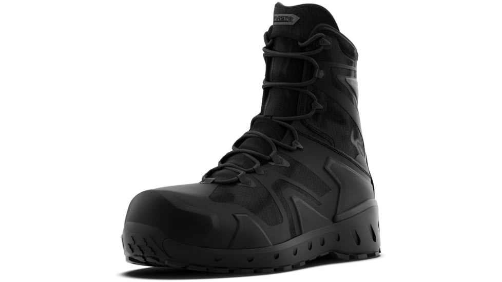 First Tactical AERO-TAC 8in Safety Toe Side-Zip Tactical Boots - Mens, Black, 6.5 US/Regular, 165926-019-6.5-R