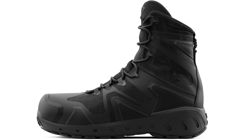 First Tactical AERO-TAC 8in Safety Toe Side-Zip Tactical Boots - Mens, Wide, Black, 15, 165926-19-15 W
