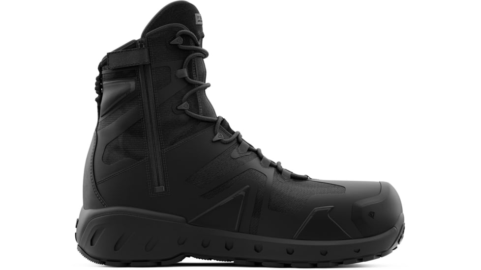 First Tactical AERO-TAC 8in Safety Toe Side-Zip Tactical Boots - Mens, Wide, Black, 15, 165926-19-15 W