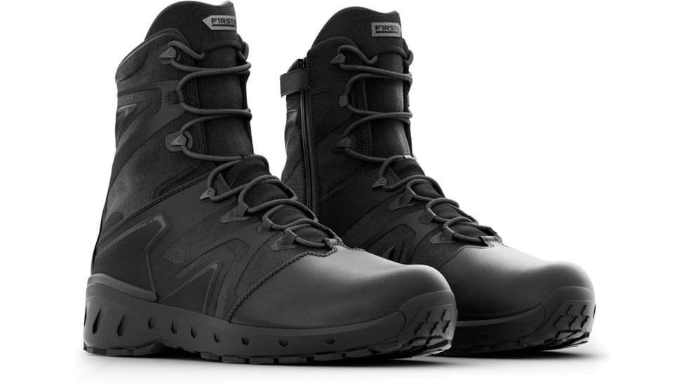 First Tactical AERO-TAC 8in Polishable Toe Side-Zip Tactical Boots - Mens