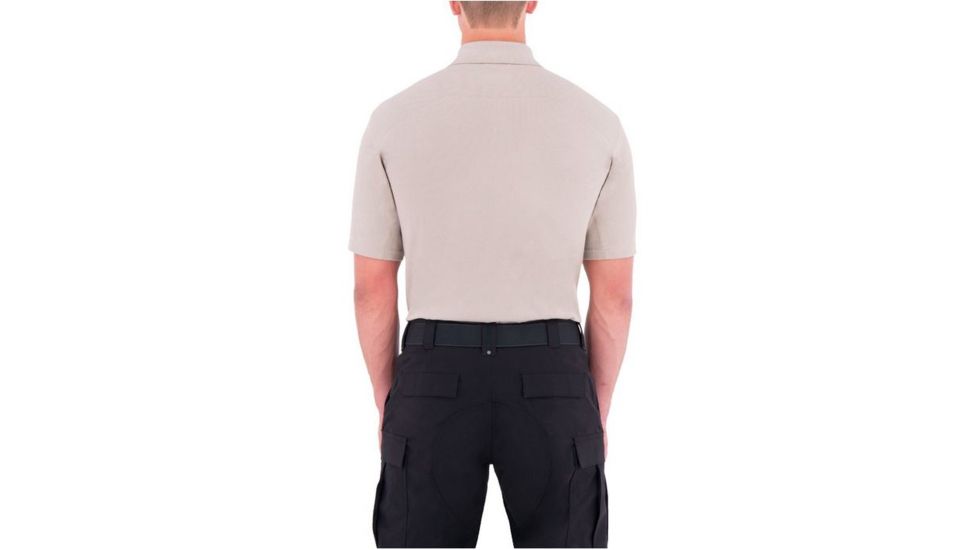 First Tactical Mens Cotton S/S Polo, Khaki, Extra Large Regular 112505-055-XL-R