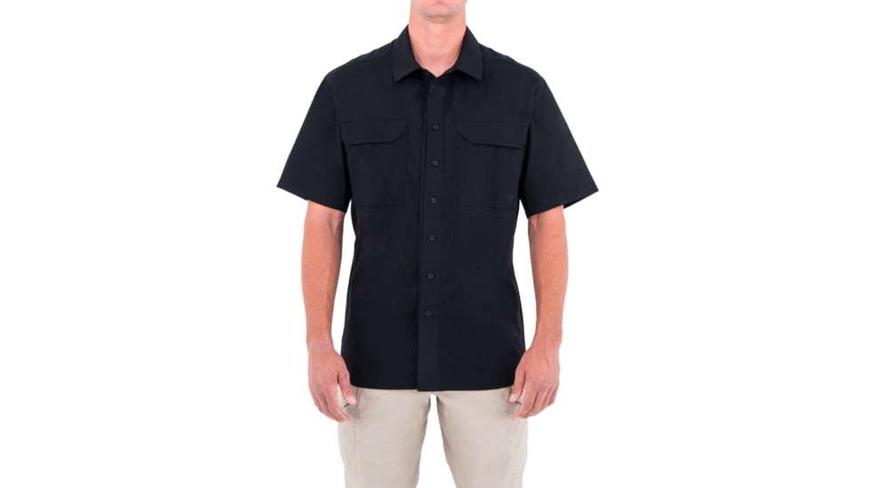 First Tactical Mens Spclst Tctcl S/S Shirt, Black, S Regular 112003-019-S-R