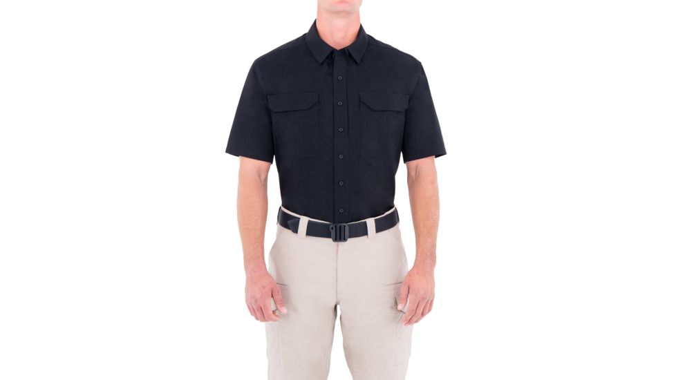 First Tactical Mens Spclst Tctcl S/S Shirt, Black, S Regular 112003-019-S-R