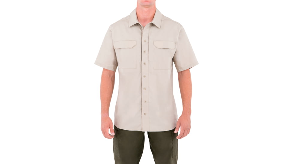 First Tactical Mens Spclst Tctcl S/S Shirt, Khaki, XXL Regular 112003-055-XXL-R