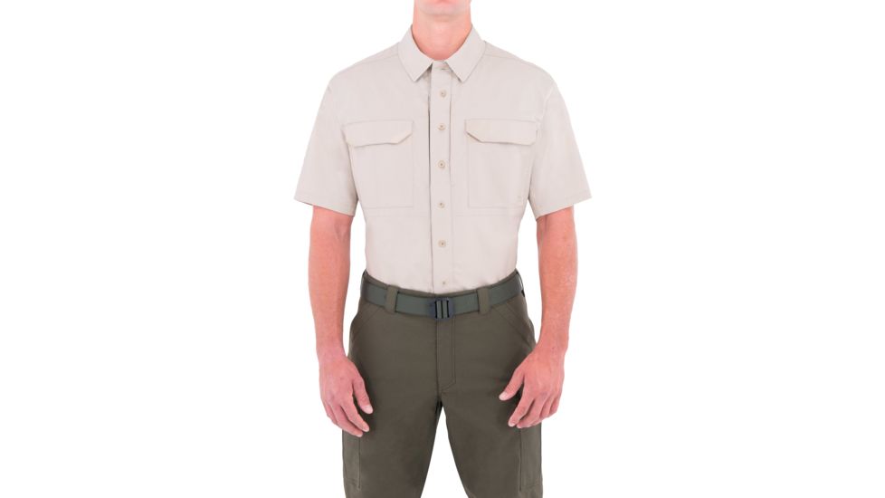 First Tactical Mens Spclst Tctcl S/S Shirt, Khaki, XXL Regular 112003-055-XXL-R