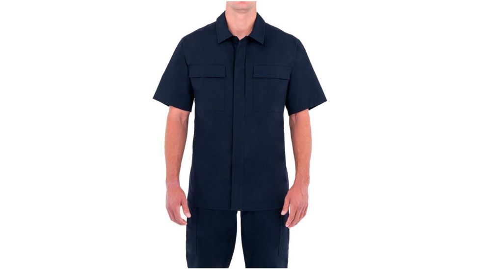 First Tactical Mens Specialst Bdu Ss Shrt, Midnight Navy, 4XL Regular 112005-729-4XL-R
